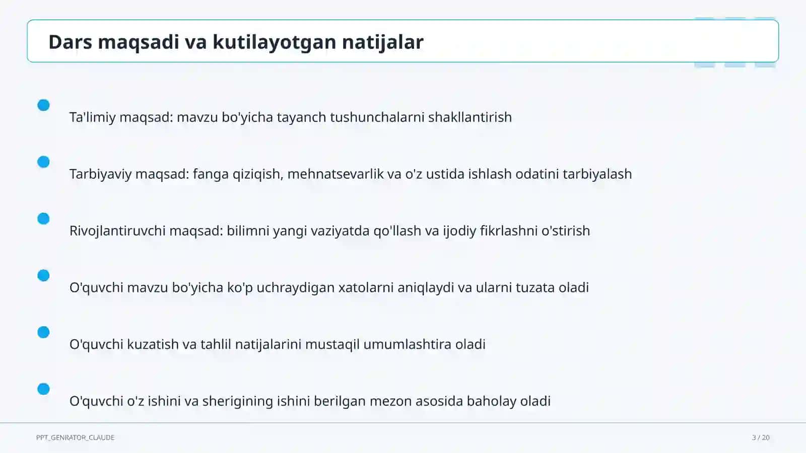 Huquq va majburiyat: bola huquqlari (8-sinf) 3
