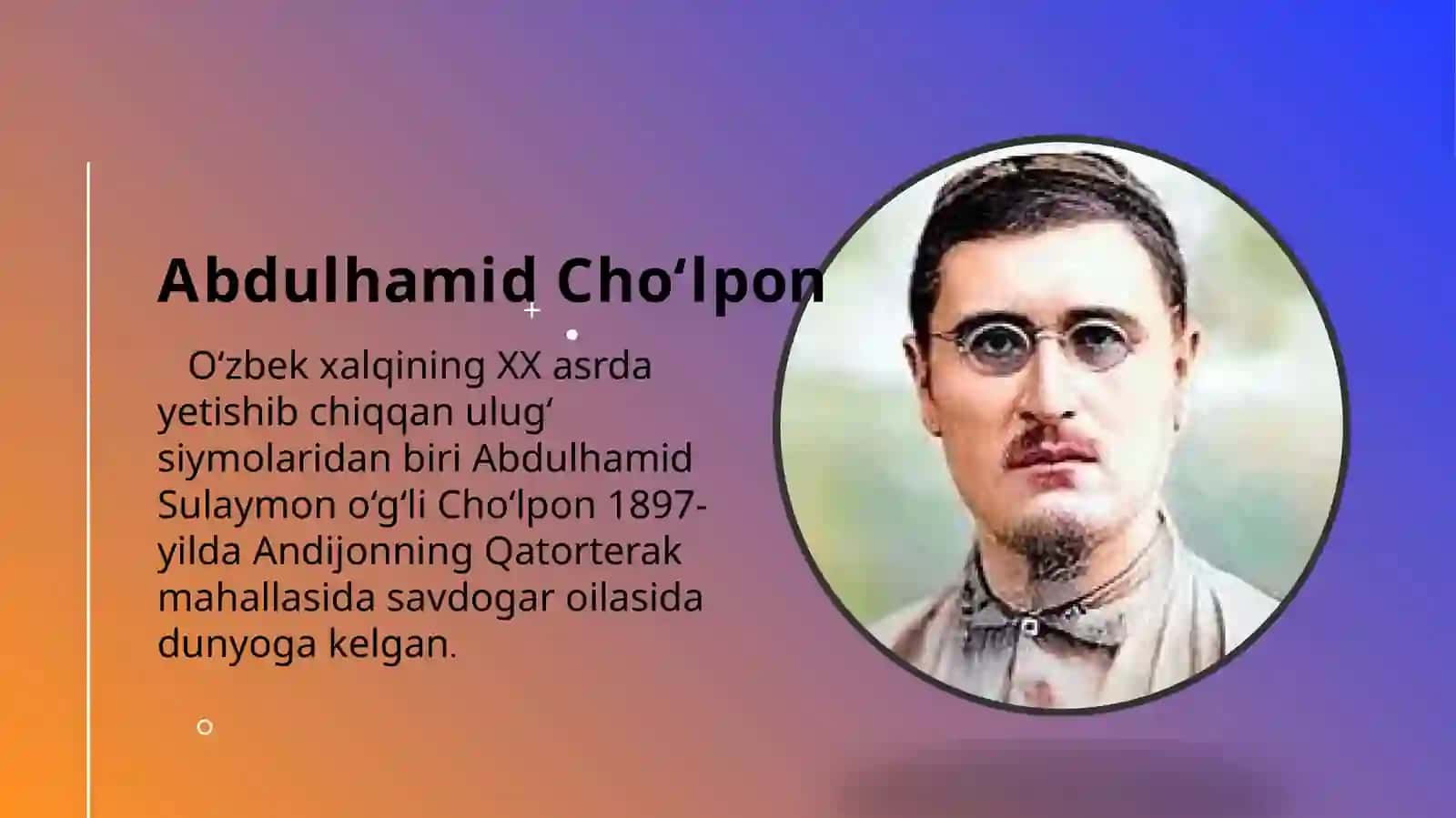 Abdulhamid Cho’lpon hayoti va ijodi 3