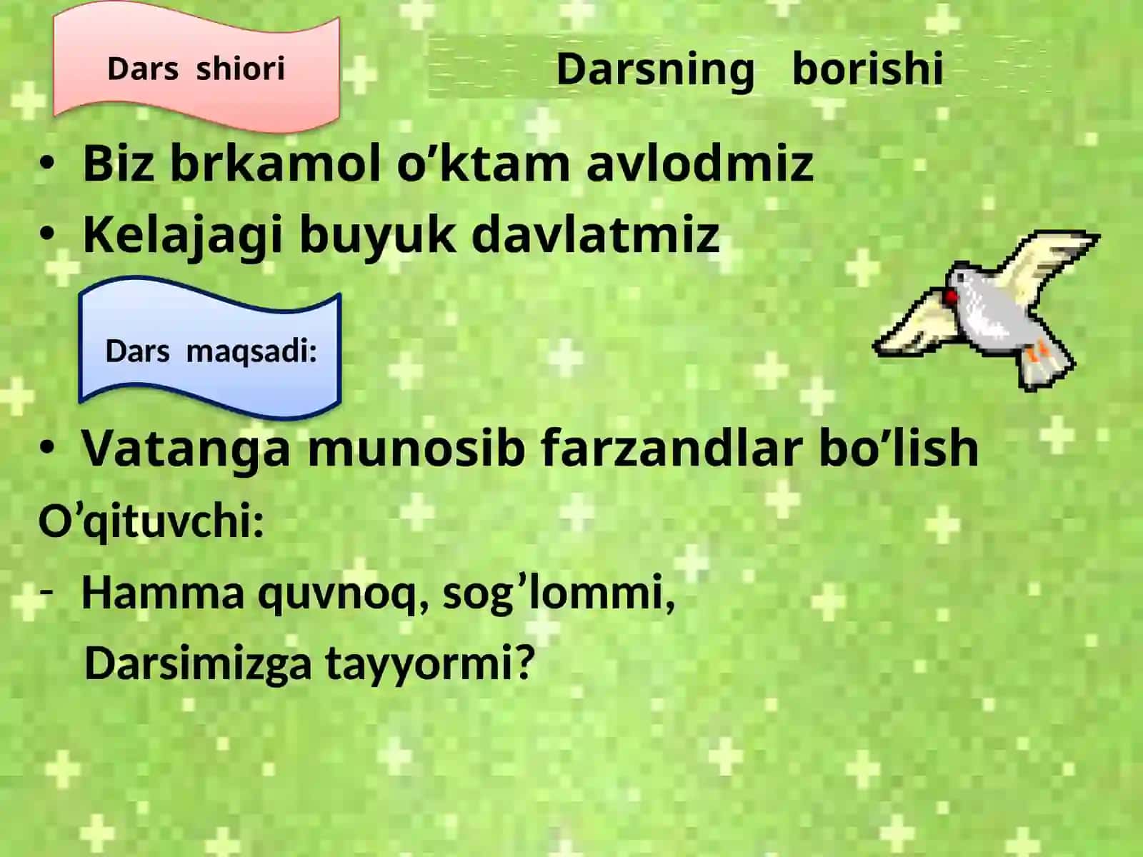 “Mahallam-ota-onam” SIDA TAYYORLAGAN OCHIQ DARS TAQDIMOTI 3