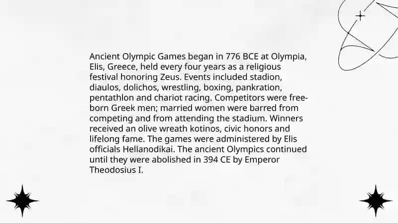 The Olympic Games 3