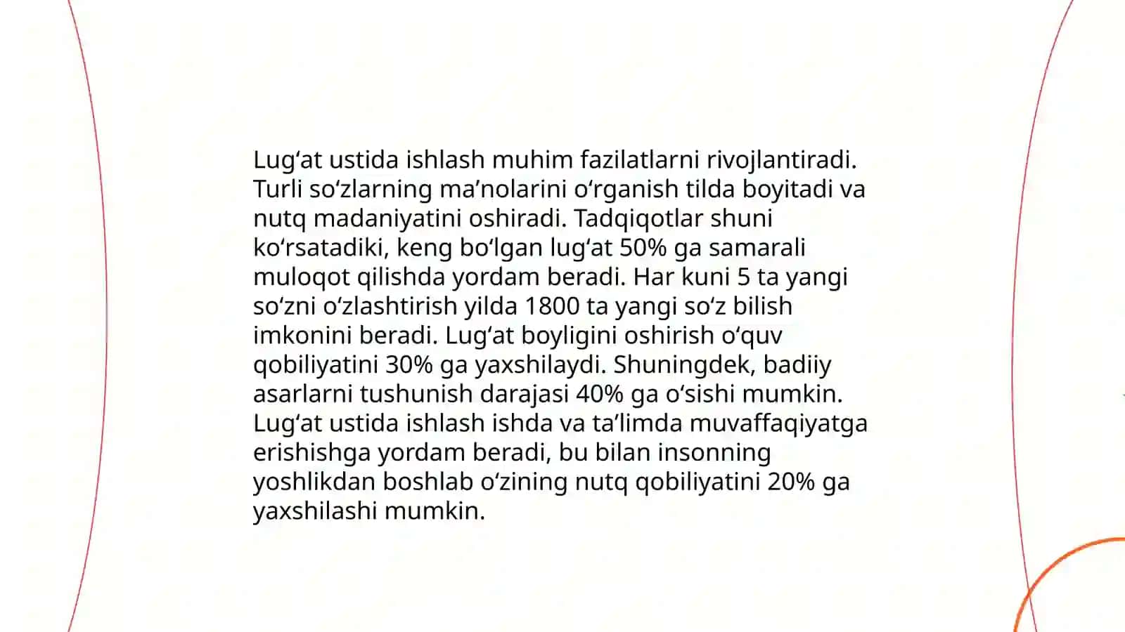 Lugʻat ustida ishlash metpdikasi 3