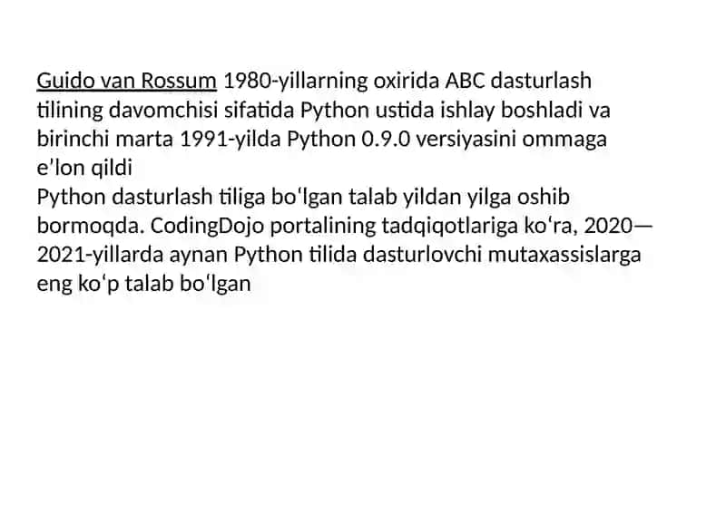 PYTHON 3