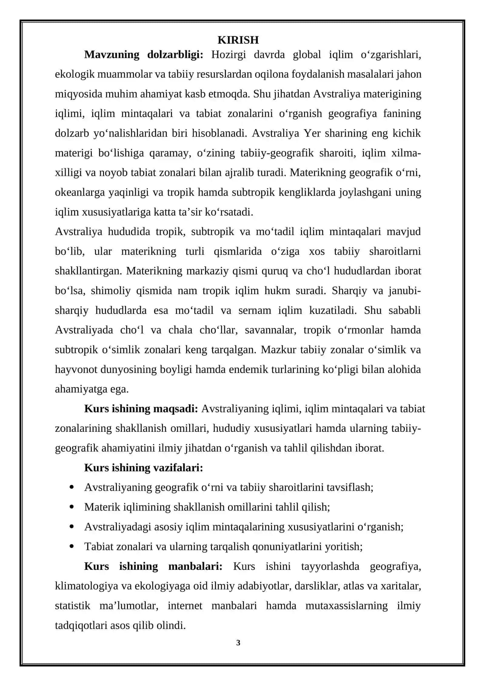 Avstraliyaning iqlimi, iqlim mintaqalari va tabiat zonalari 3