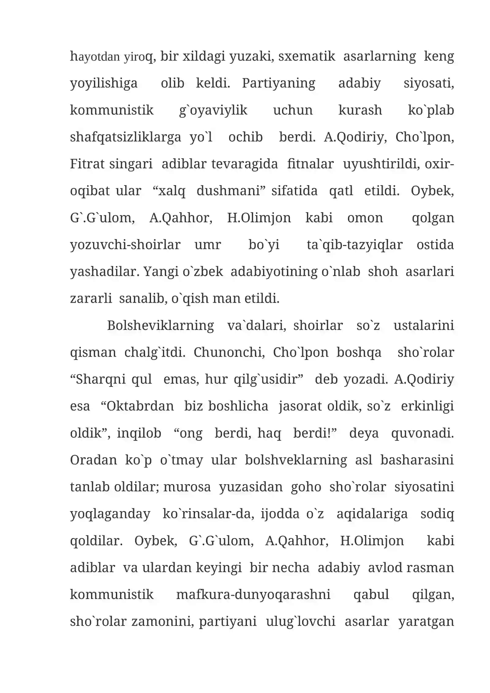 Sho`ro davri o`zbek adabiyoti 3