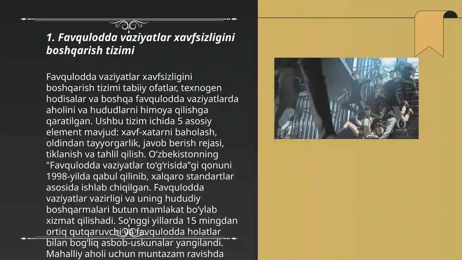 Favqulodda vaziyatlarda xavfsizlikni ta’minlash bo‘yicha qabul qilingan davlat standartlari tizimi 3