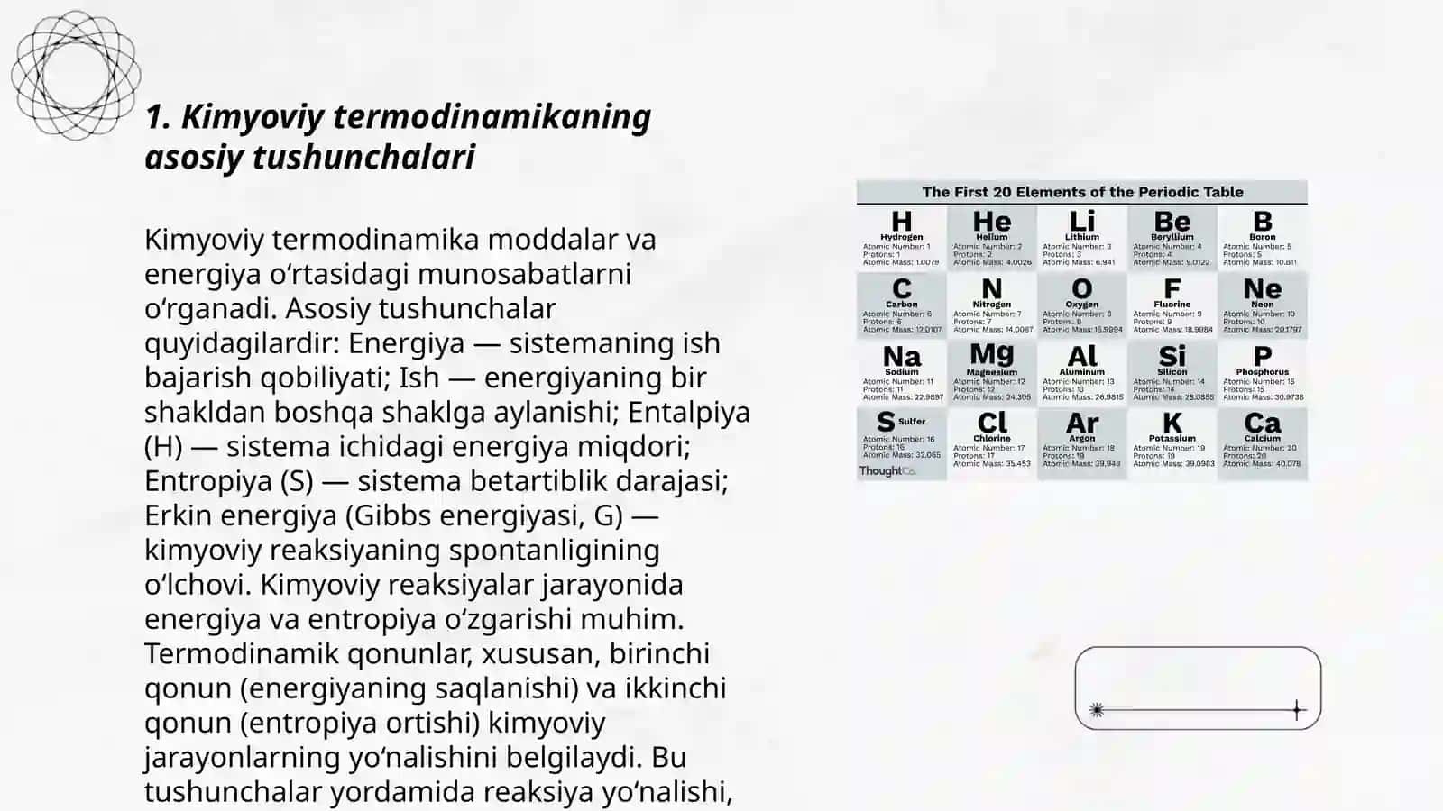 Kimyoviy termodinamika 3