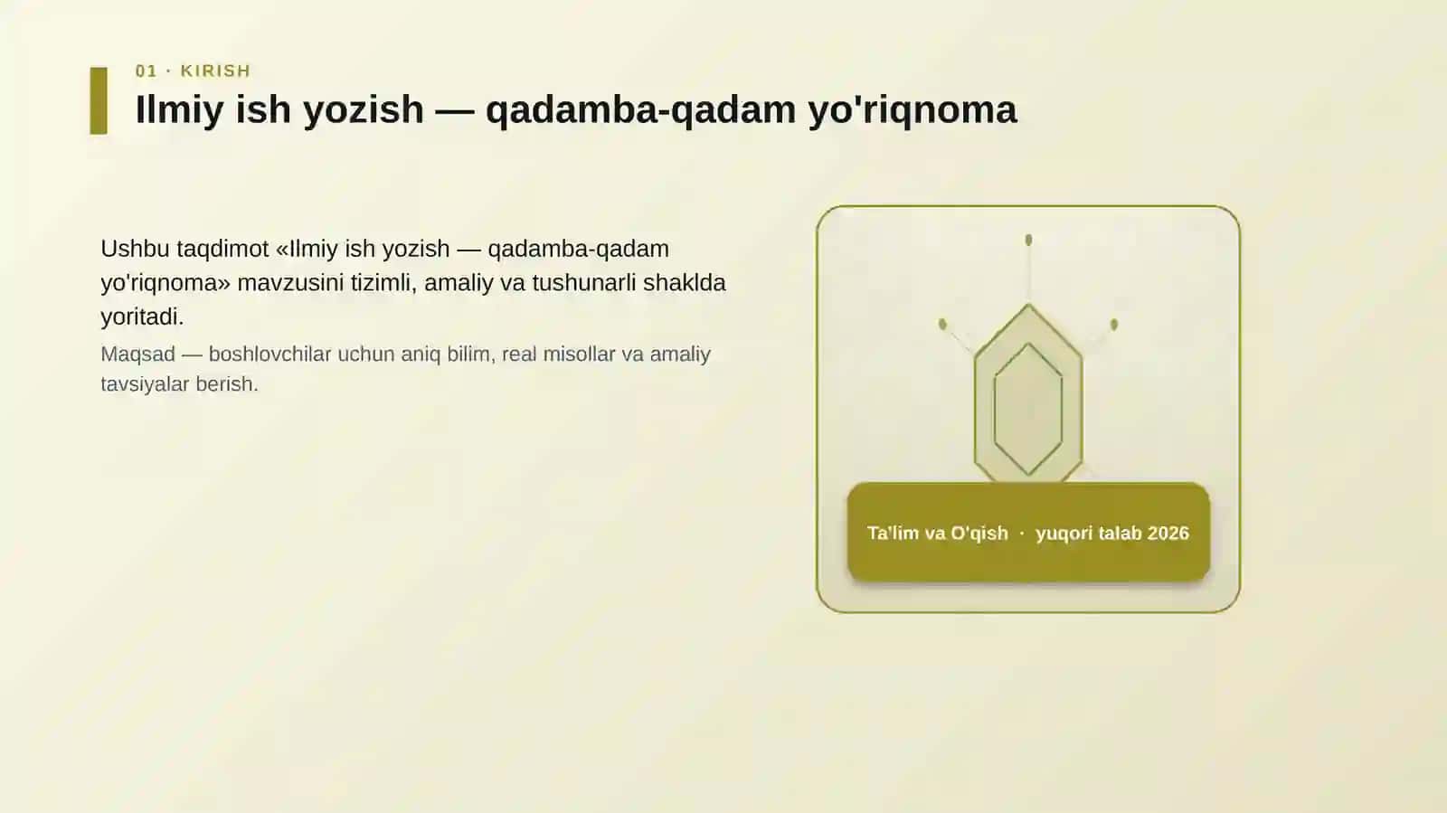 Ilmiy ish yozish — qadamba-qadam yo'riqnoma 3