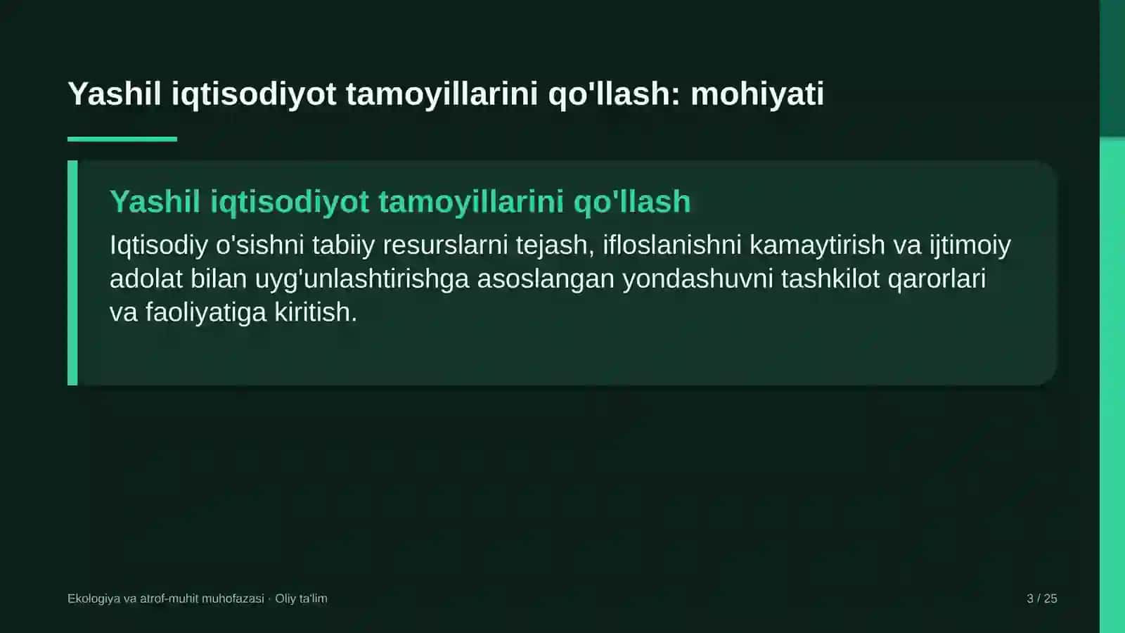 bolalar sog'lomlashtirish oromgohlarida yashil iqtisodiyot tamoyillarini qo'llash 3733 3