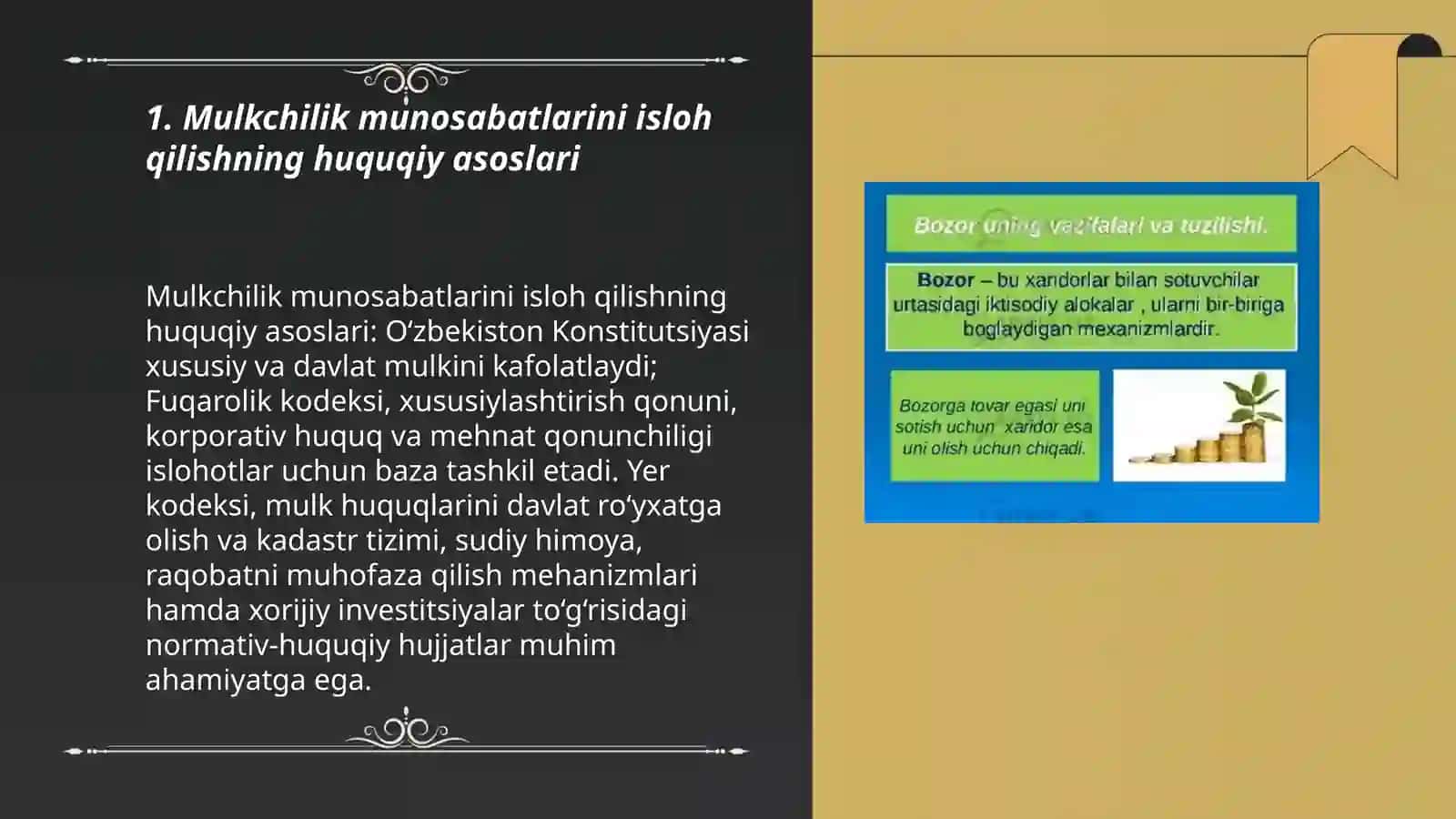 Mulkchilik munosabatlarining isloh qilinishi va rivojlanish tendensiyalari 3