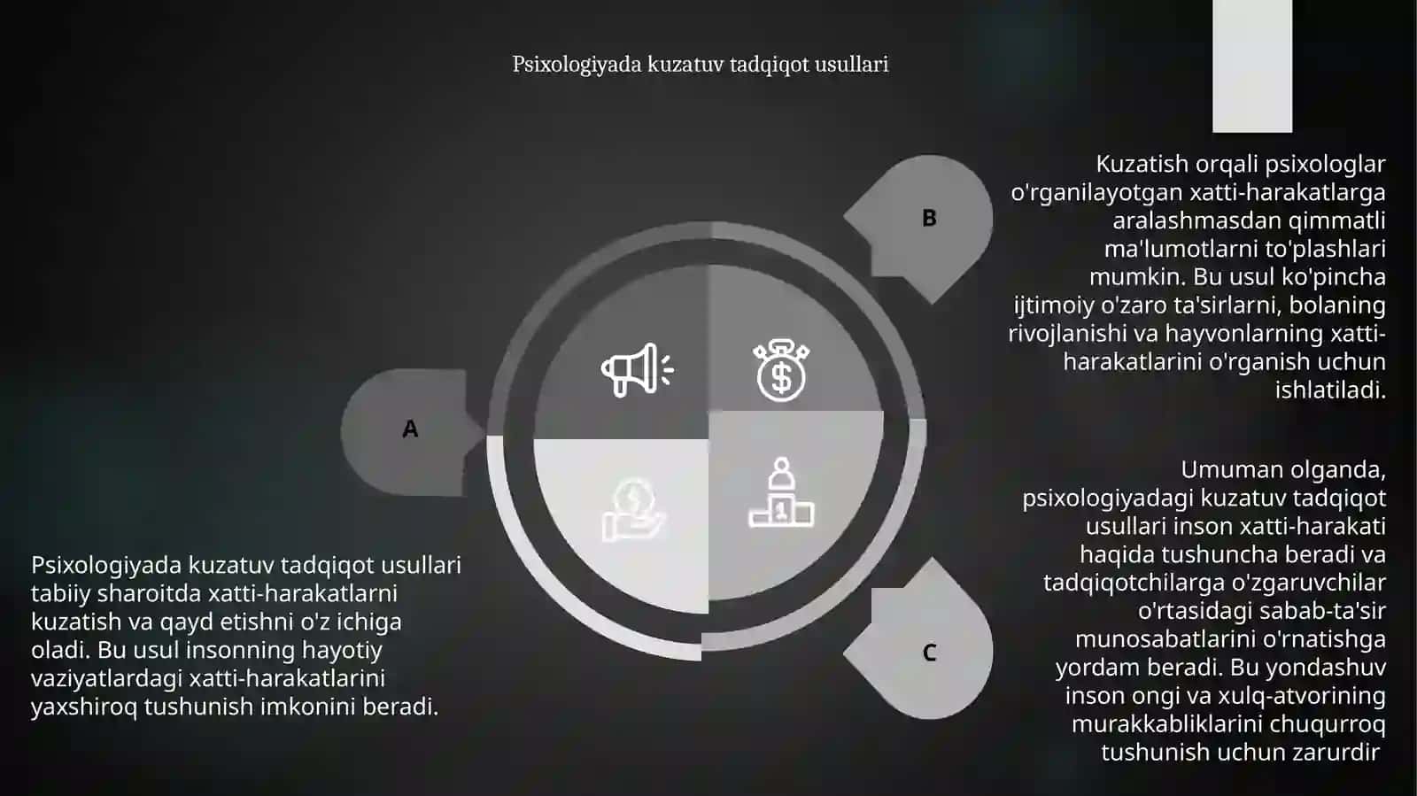 Psixologiyada kuzatuv tadqiqot usullari 3