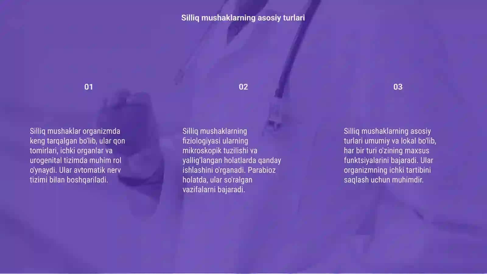 Silliq mushaklarning fiziologiyasi va parabioz holati 3