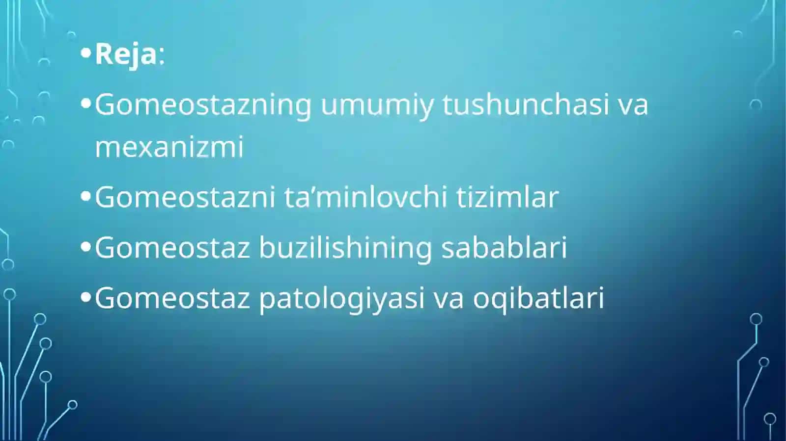 Gomeostaz mexanizmi va uning patologiyasi 3