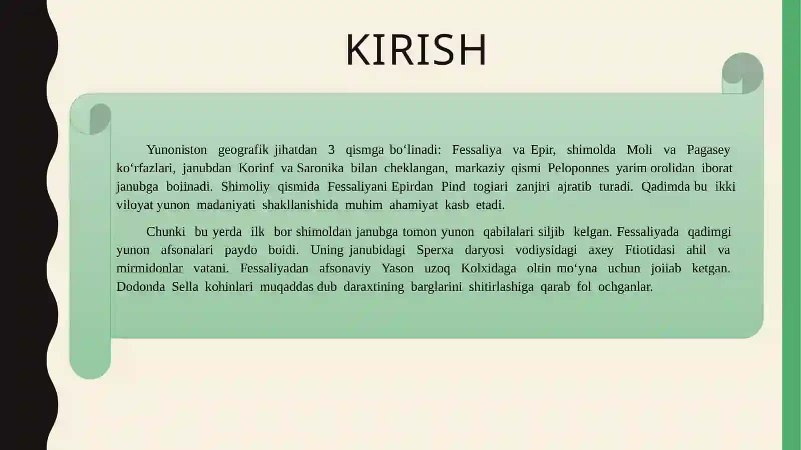 Qadimgi Yunoniston tarixini davrlashtirish 3