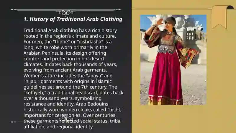 Traditional Arab clothes 3