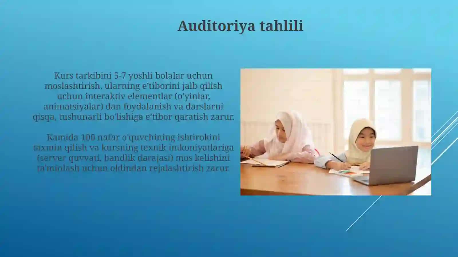 Masofaviy taʼlimni boshqaruv tizimi-Moodleda boshlangʻich taʼlim yoʻnalishi uchun kurs yaratish 3