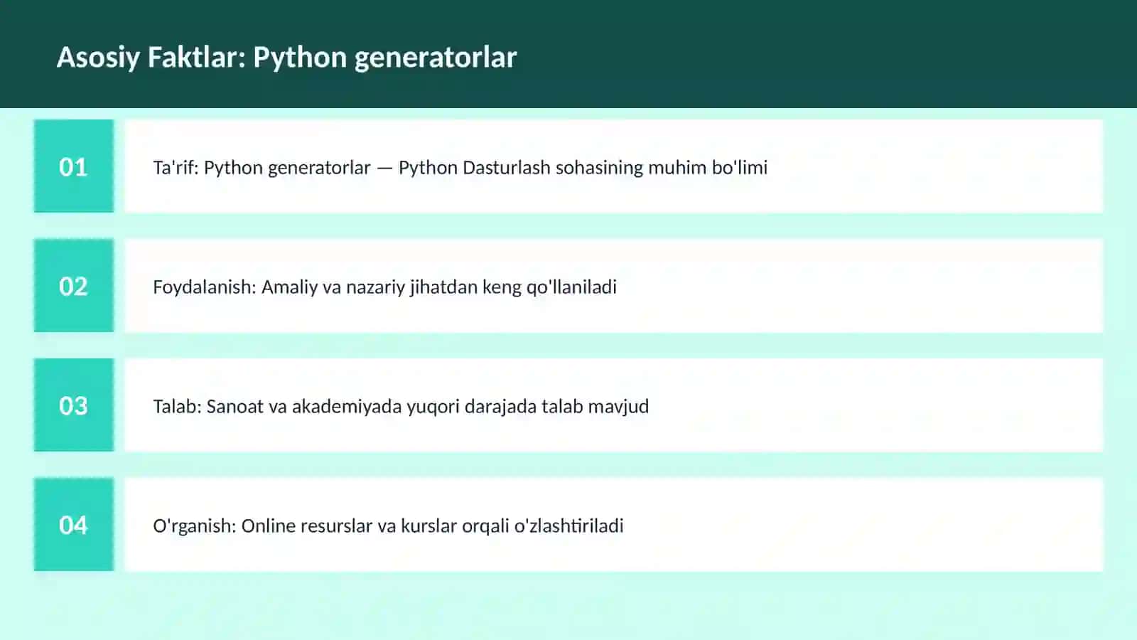 PYTHON DASTURLASH 3