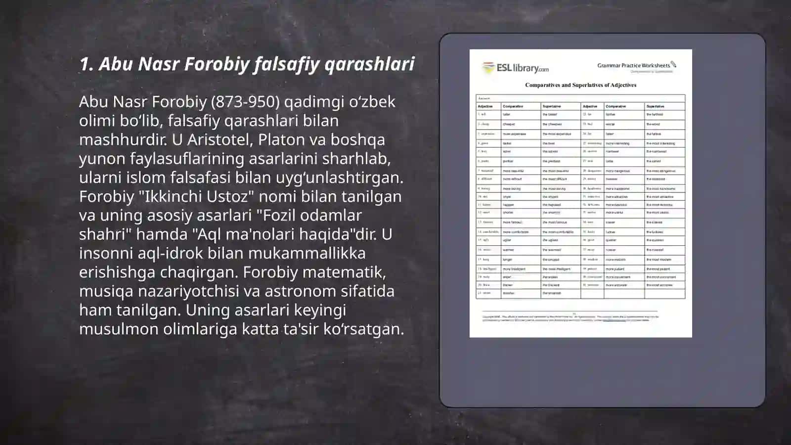 Abu Nasr Farobiy va G'azzoliyning falsafiy ilmiga oid qarashlarining qiyosiy tahlil etish 3