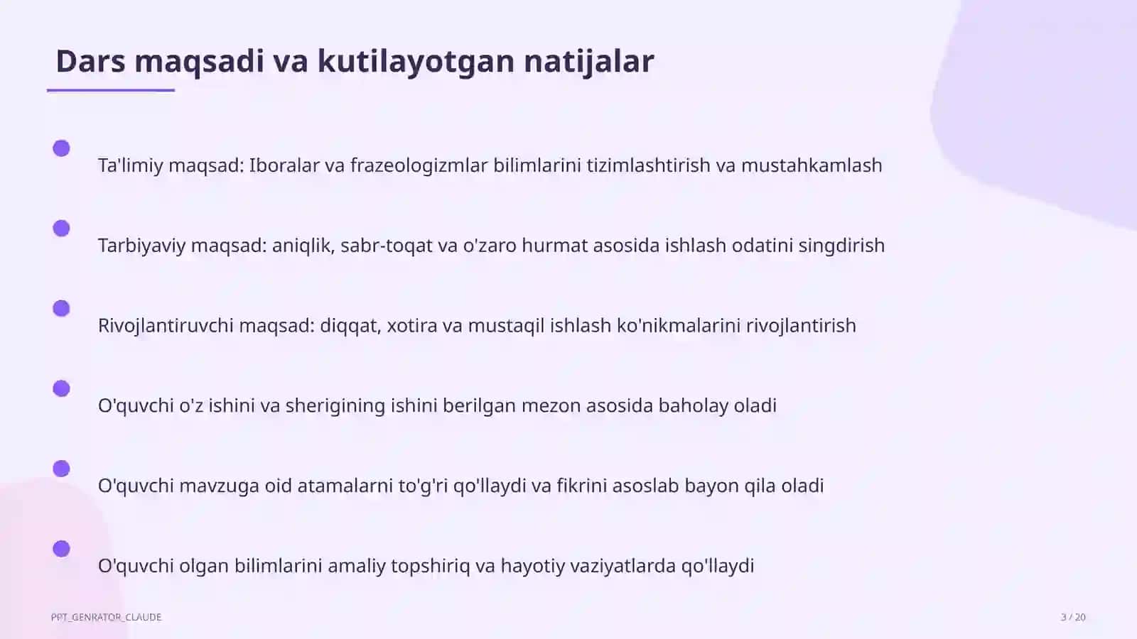 Iboralar va frazeologizmlar (5-sinf) 3