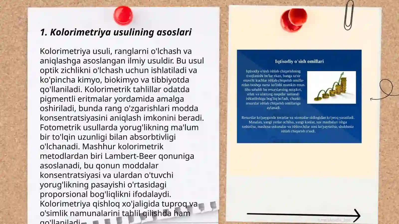 Organizmlar nisbiy tinch holatida va jismoniy mashqlardan soʻng kolorimetriya usuli boʻyicha energiya sarfini aniqlash 3