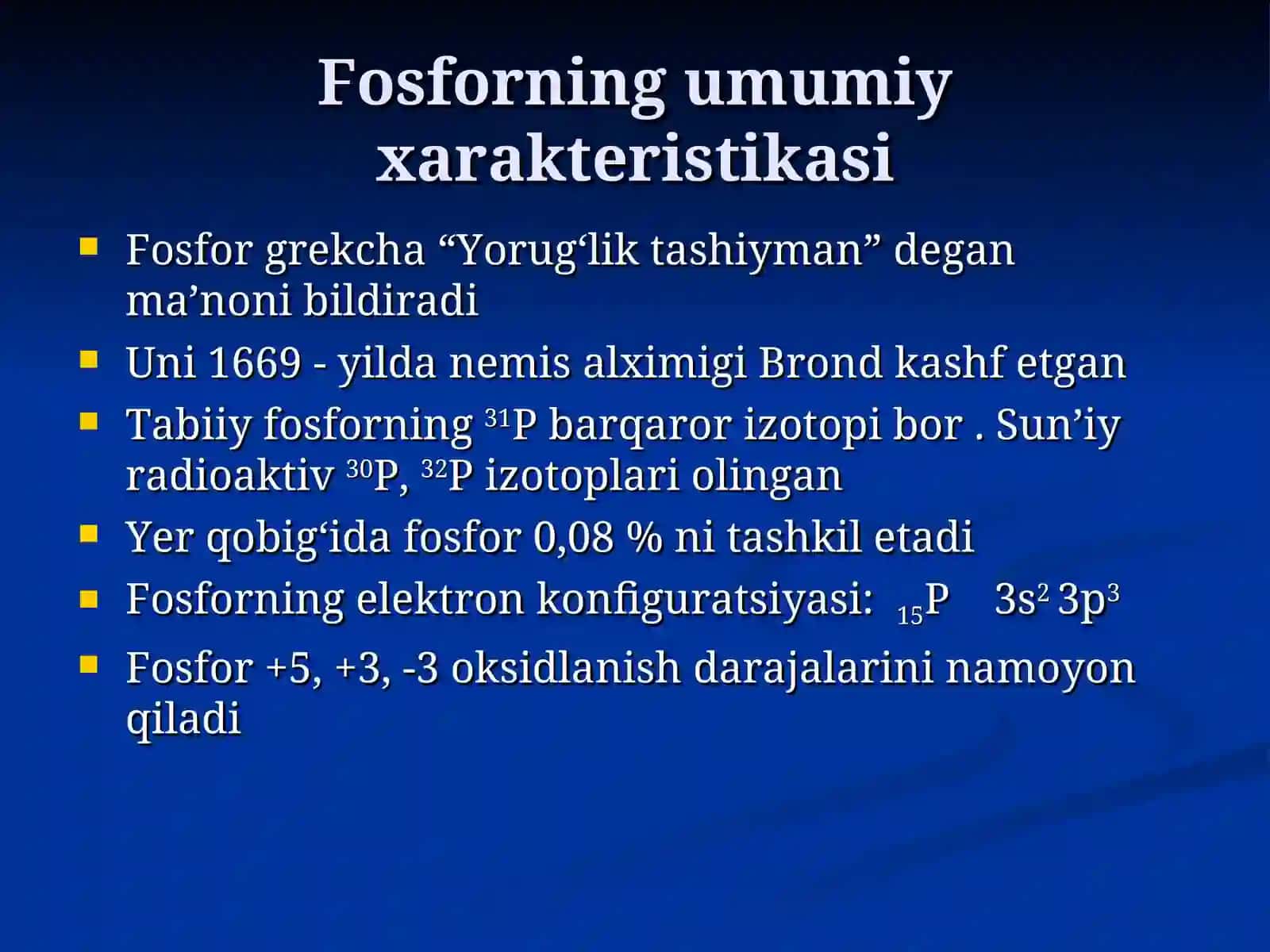 Fosfor 3