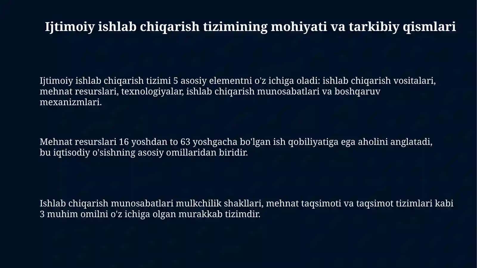 Tizimning mohiyati va tarkibiy qismlari 3