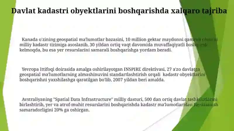 Hayvonot dunyosi Davlat kadastrlari obyektlarni yuritish tartibi 3
