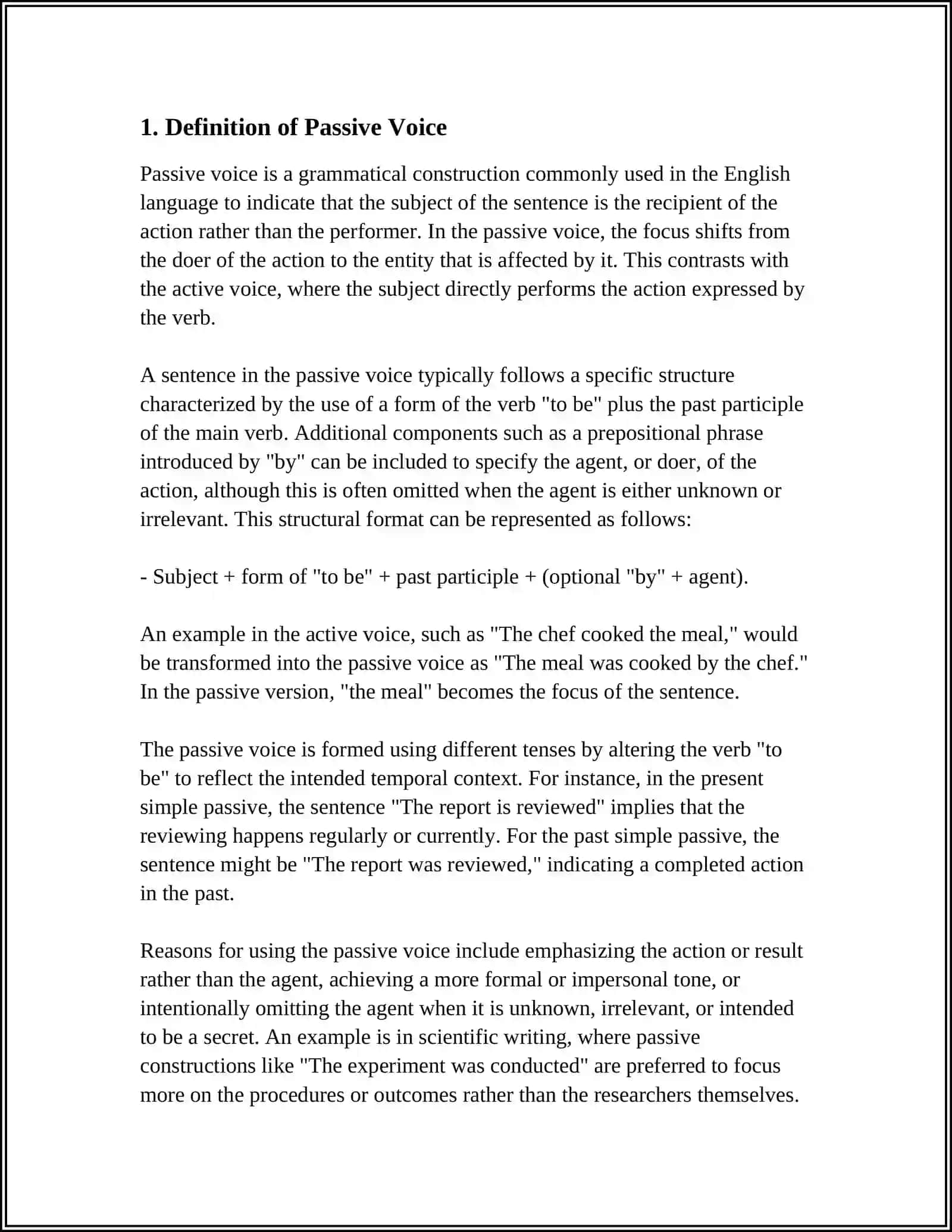 PASSIVE VOICE 3