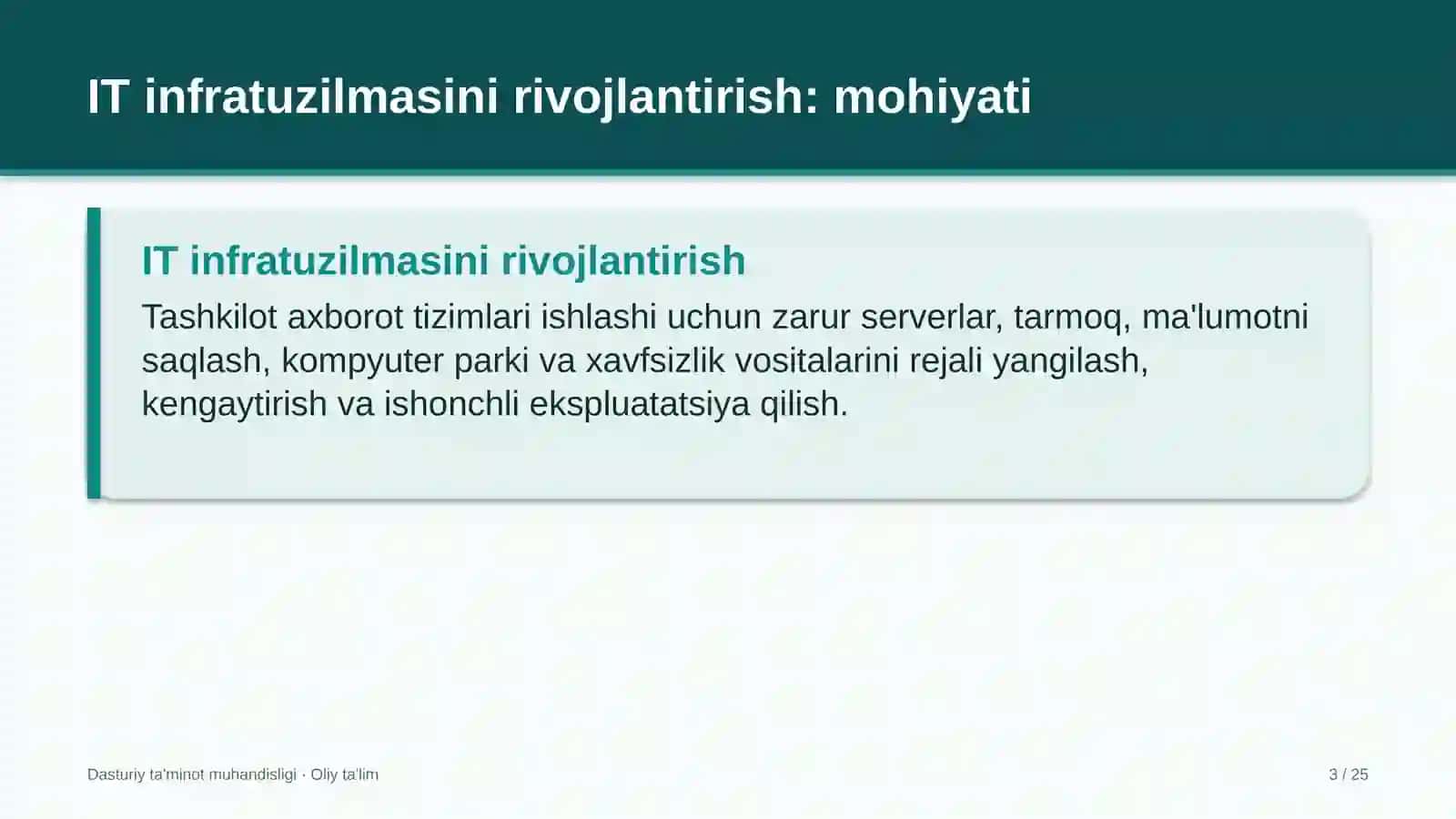 arxitektura byurolarida it infratuzilmasini rivojlantirish 5564 3