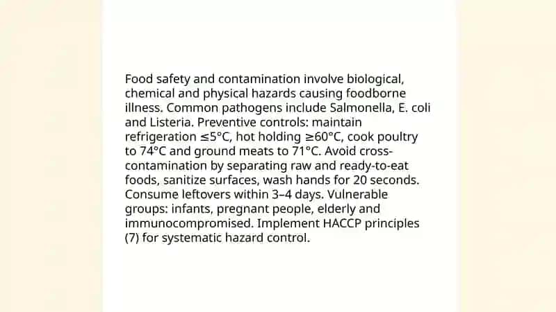 Food concerns 3