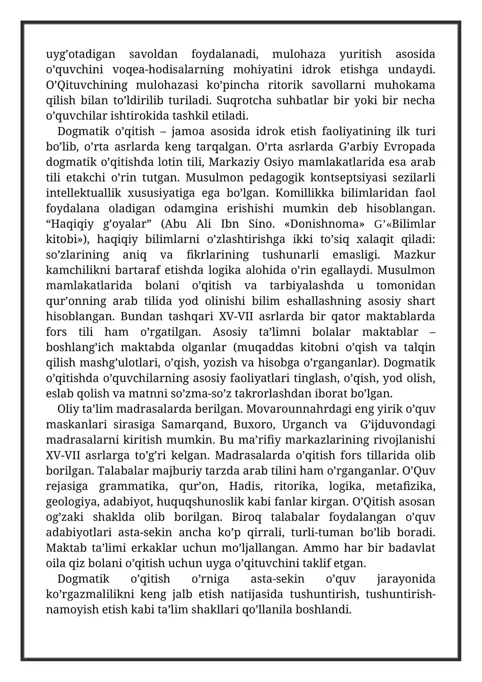 Ta'lim turlari va vositalari 3