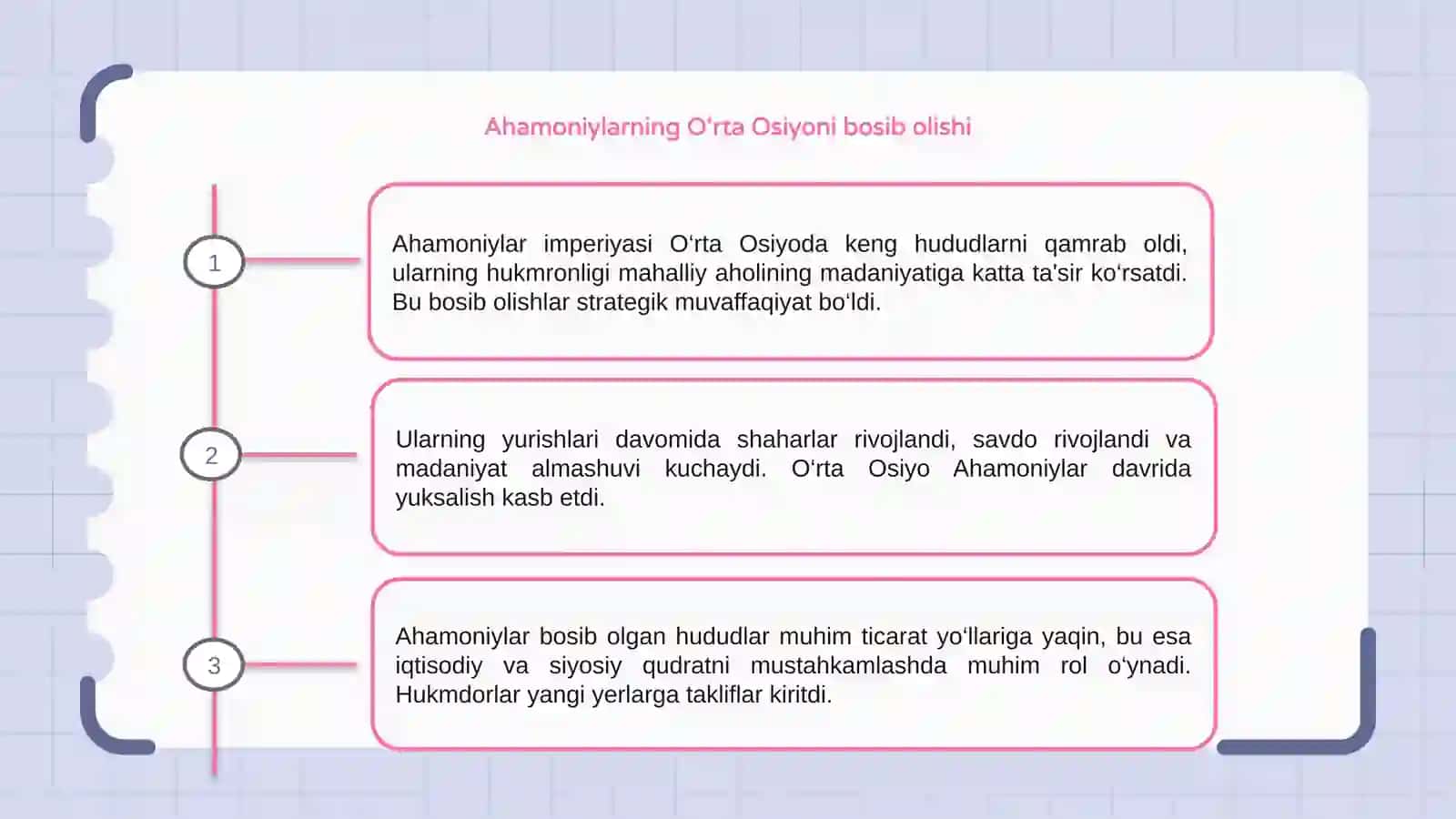 Ahamoniylarning O'rta Osiyoni bosib olishi 3