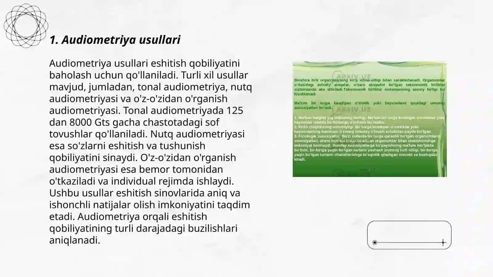 Audiometriya usullari 3