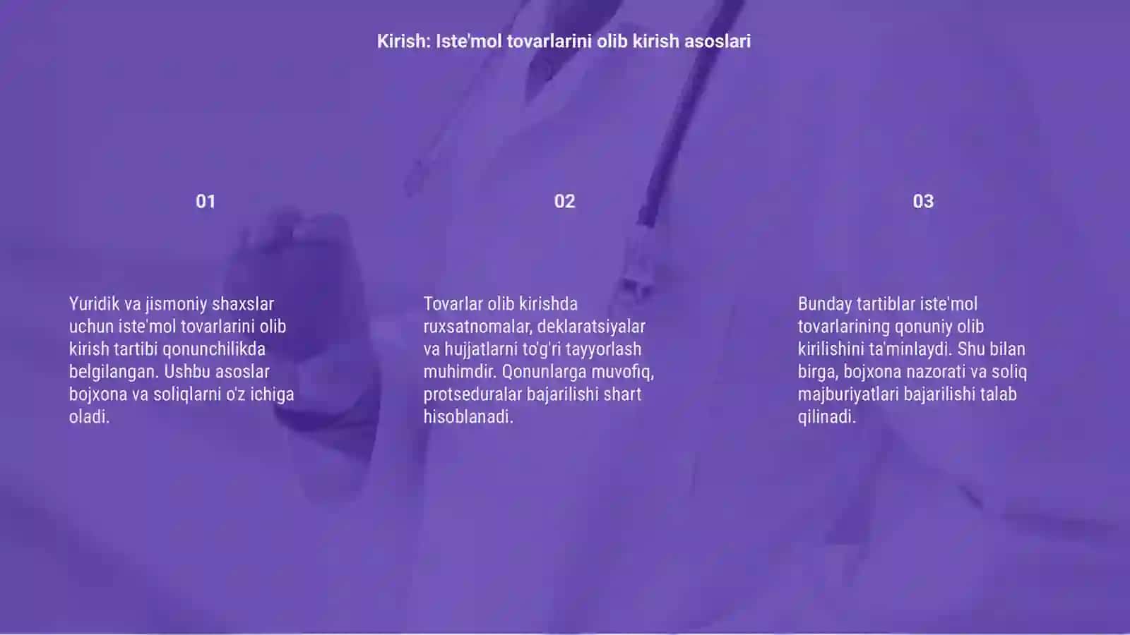 Yuridik va jismoniy shaxslar tomonidan iste'mol tovarlarini olib kelish tartibi 3