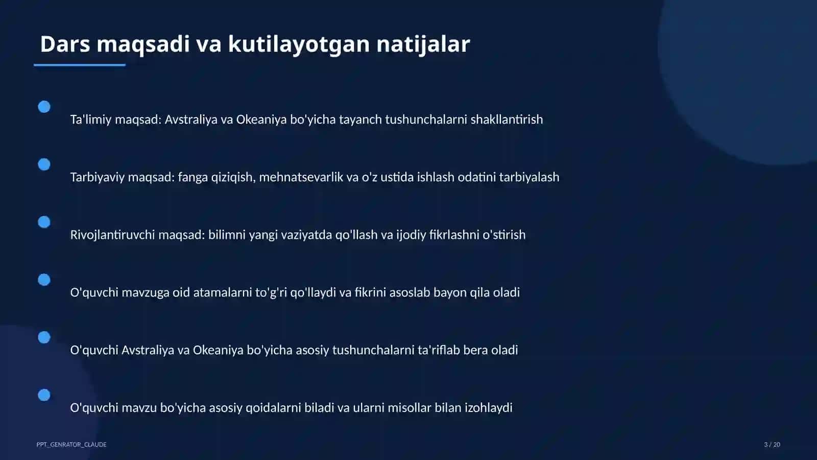 Avstraliya va Okeaniya (7-sinf) 3