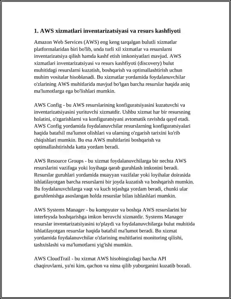 AMAZON WEB SERVICES (AWS) 3