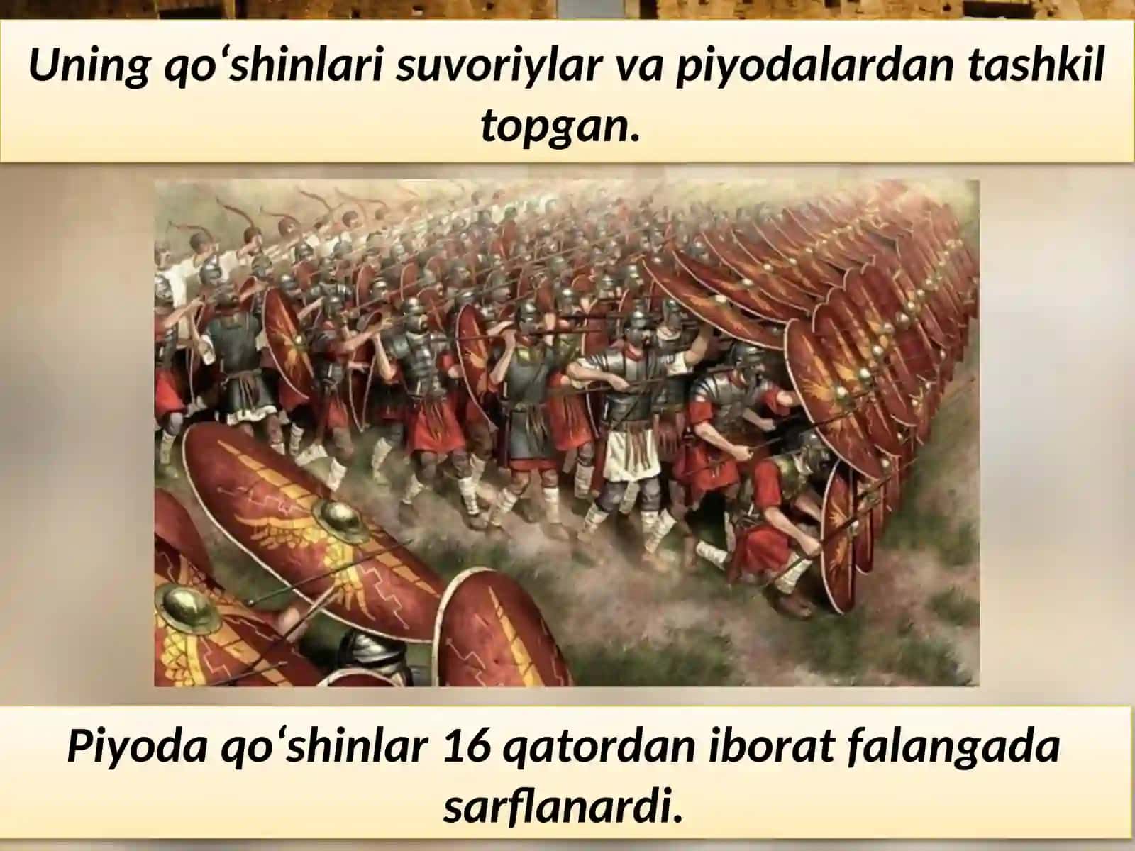 6-sinf Tarix fanidan 'Yunonistonning Makedoniya tomonidan bosib olinishi' ko'rgazma 3