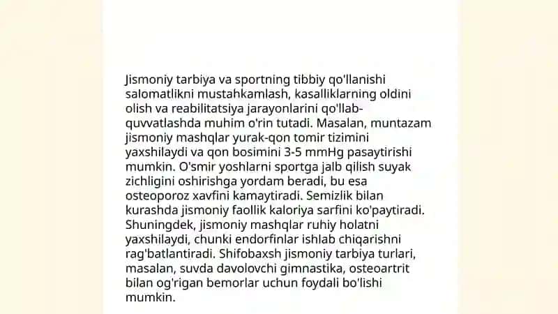 Jismoniy tarbiya va sportning tibbiy qo'llanishi 3