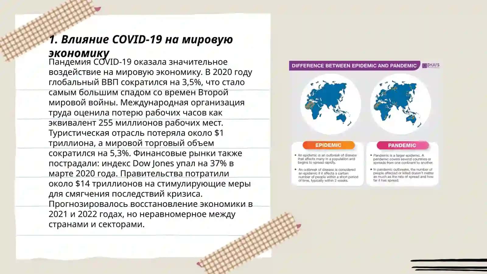 Влияние COVID-19 на мировую экономику 3