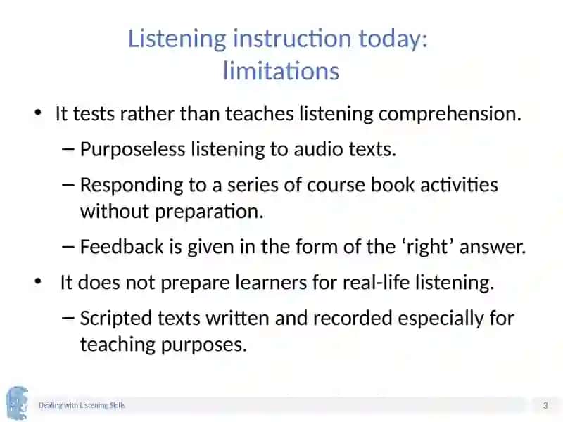 Listening comprehension 3