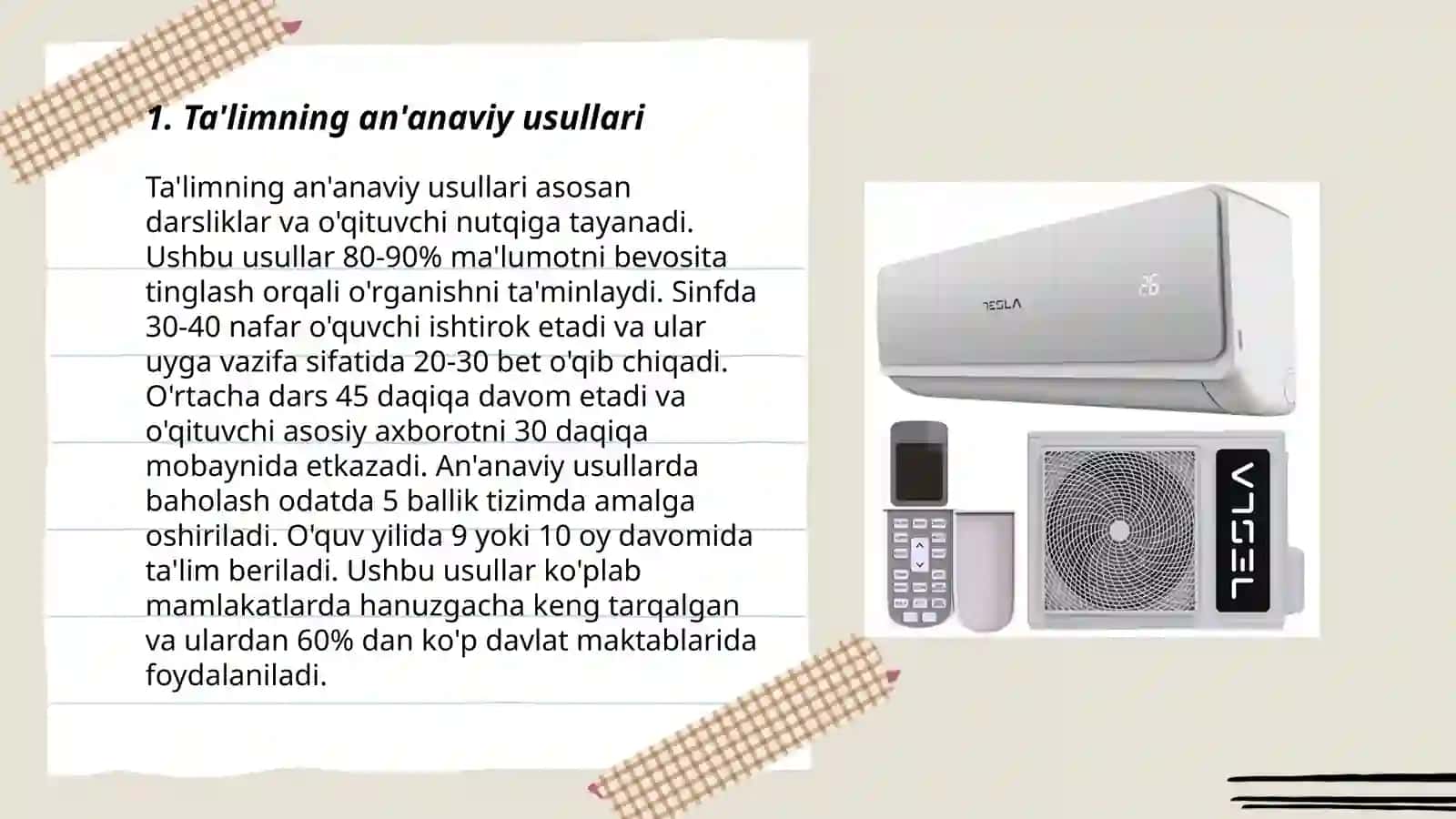 Ta'limning an'anaviy usullari 3