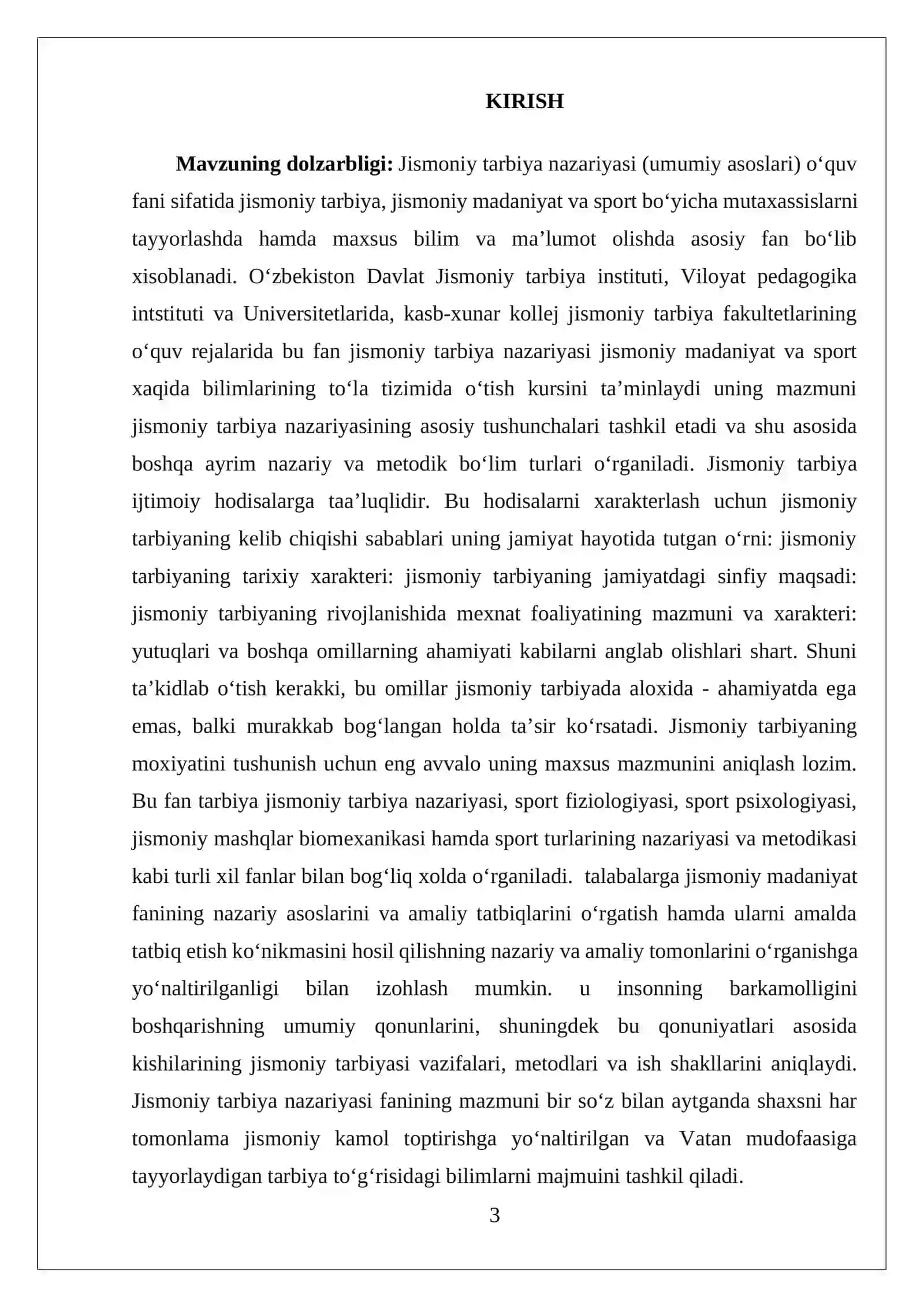 Jismoniy madaniyat nazariyasi va metòdikasi 3