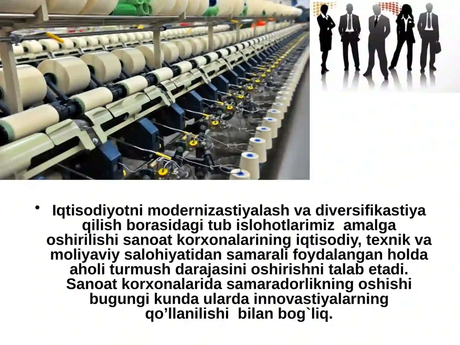 Sanoatkorxonalari innovatsion rivojlanishining asosiy yo’nalishlari 3
