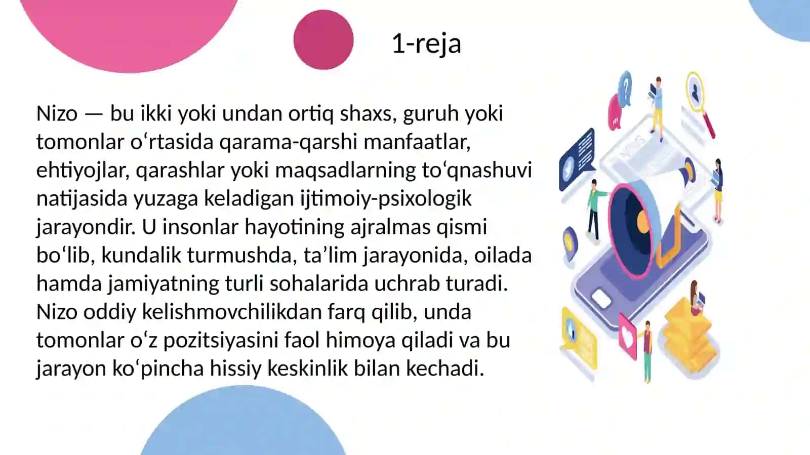 Nizo,uning mazmuni va turlari 3