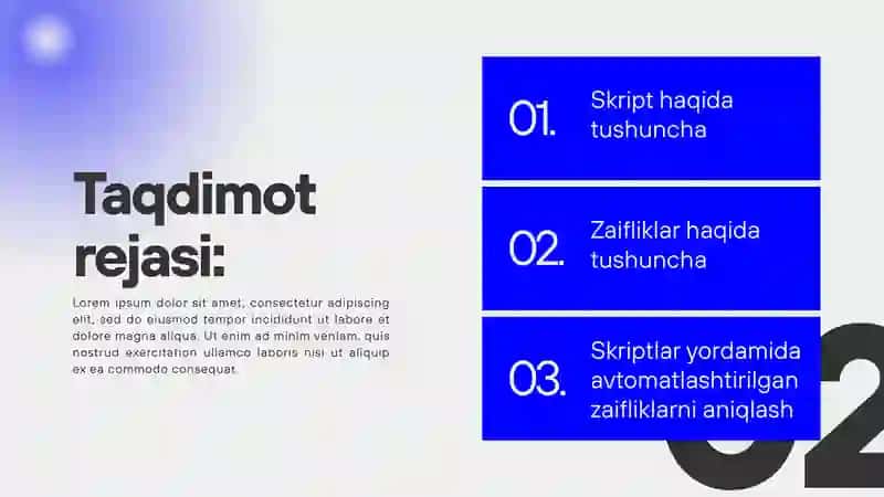 Skriptlar yordamida avtomatlashtirilgan zaifliklarni aniqlash 3