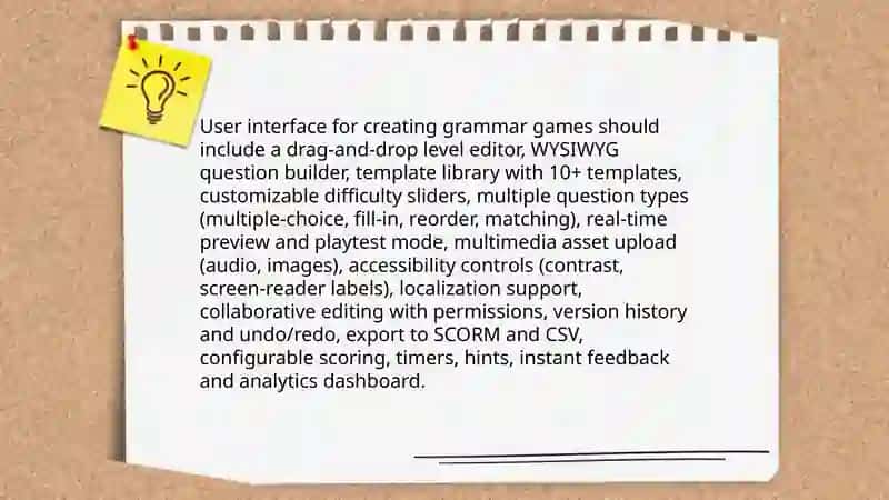 Grammar game creator 3