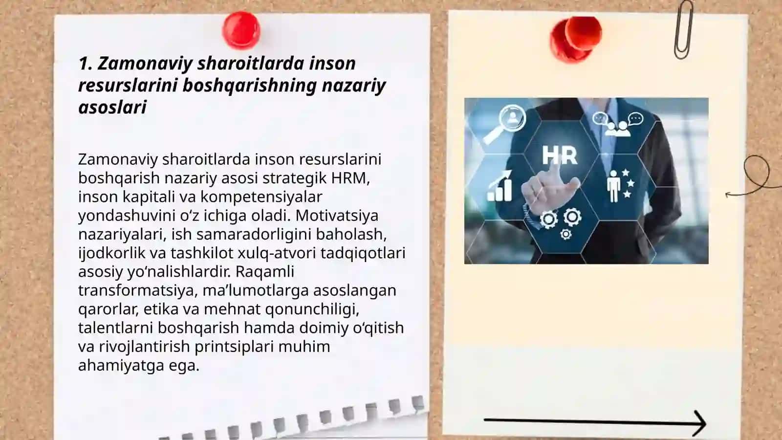 Zamonaviy sharoitlarda inson resurslarini boshqarishning nazariy asoslari 3