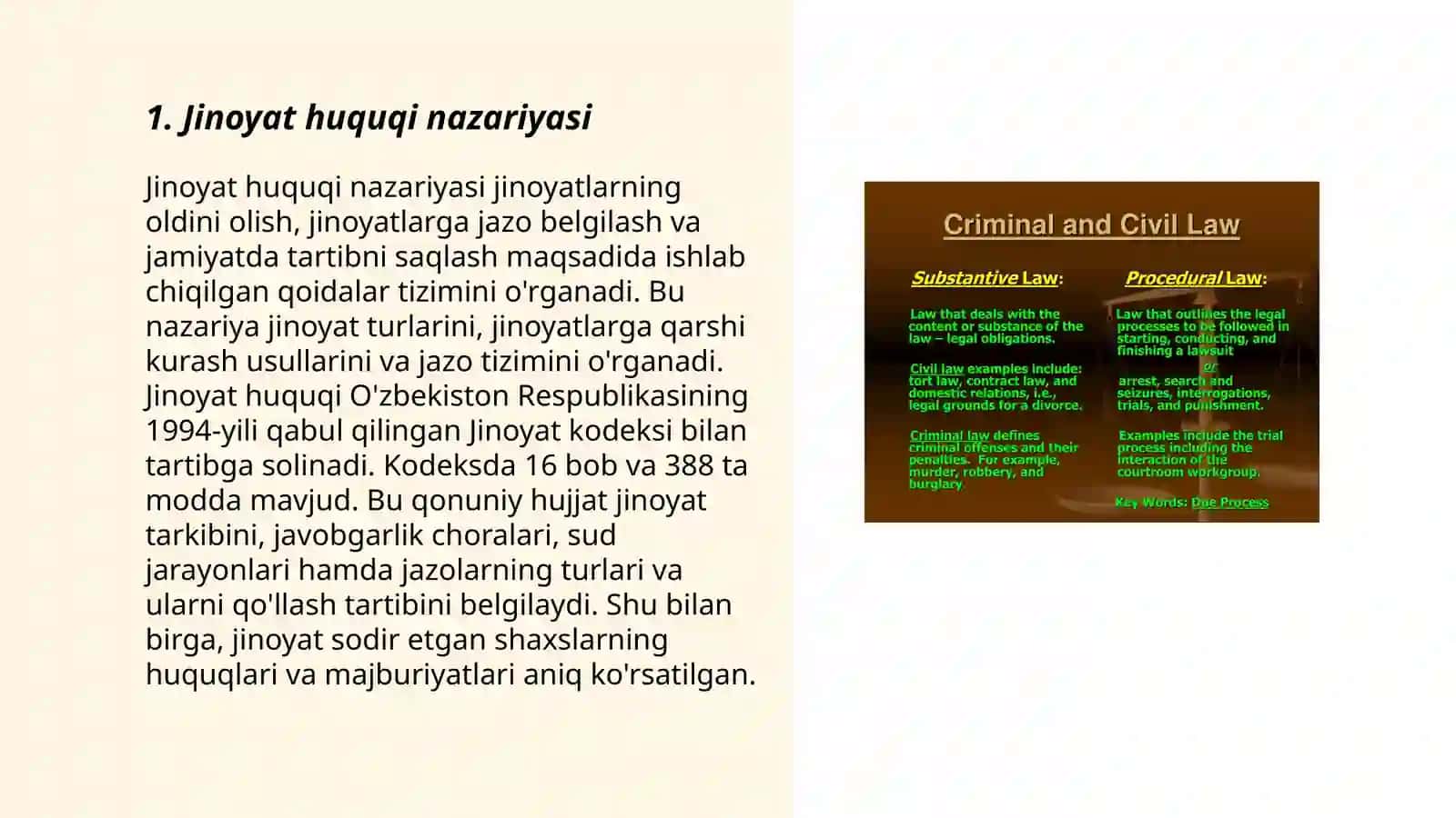 Jinoyat huquqi fanining manbalari 3