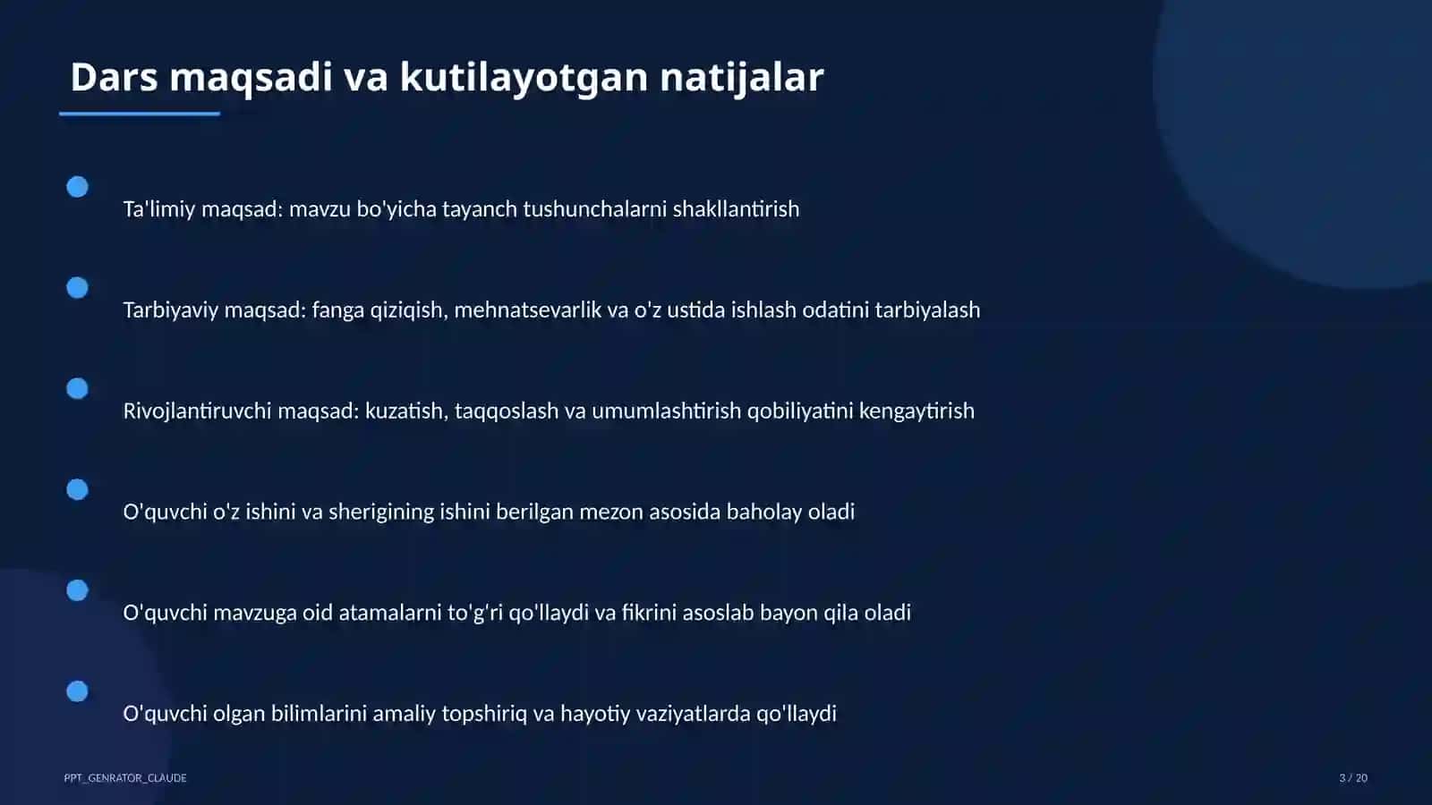Ta'lim analitikasi: o'quvchi natijalarini tahlil qilish 3