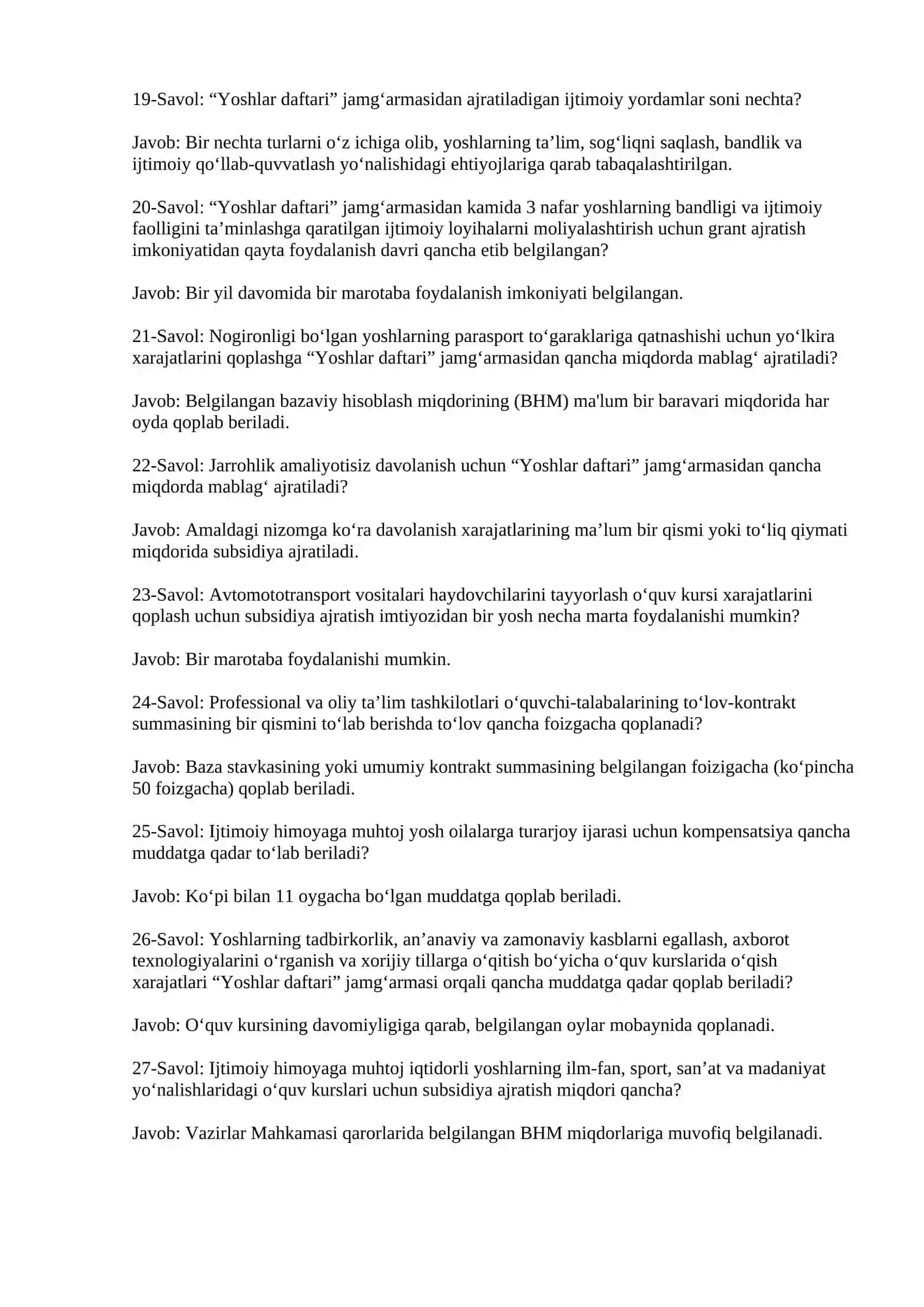 AGROS suhbat savollari javoblari bn 2026 (Yoshlar yetakchilari uchun savollar 2026) 3