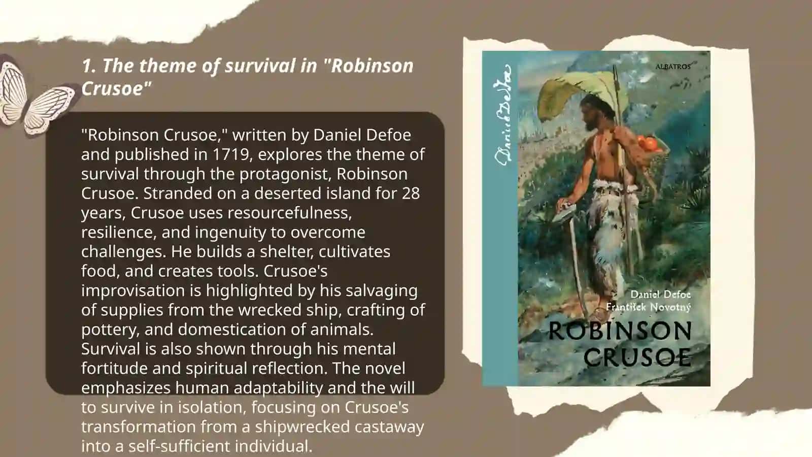 Daniel Defoe "Robenson Crusoe" 3